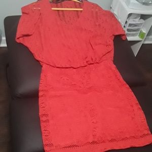 Coral tunic style drezz